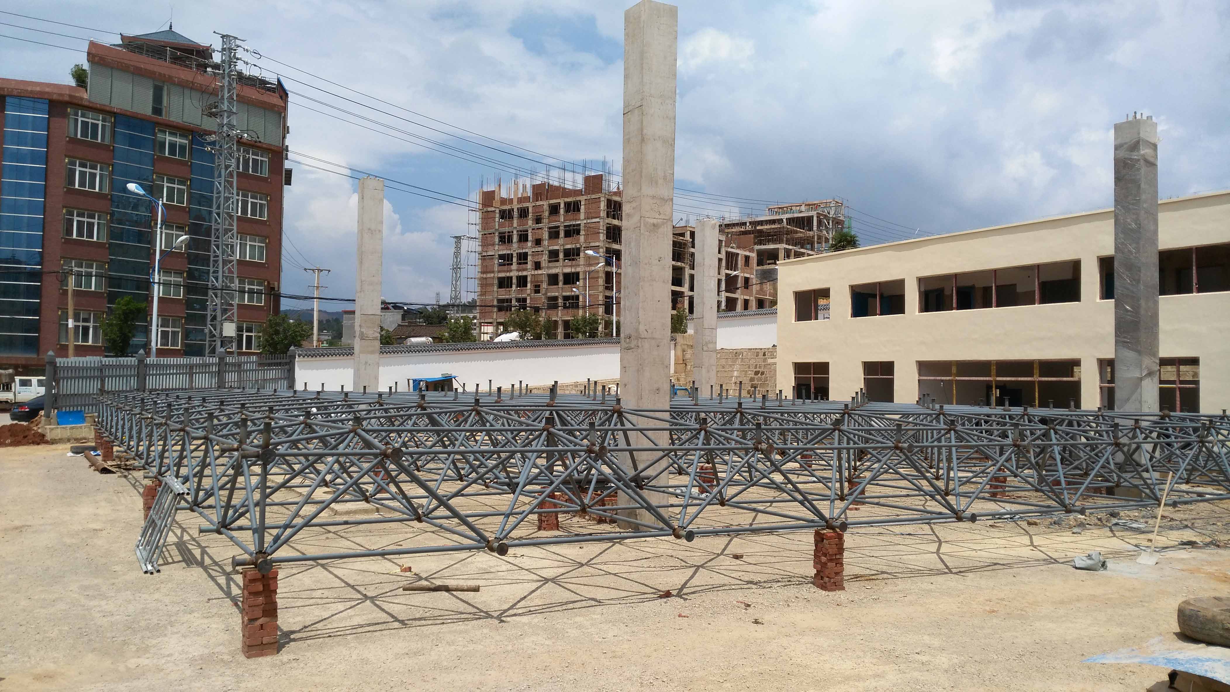 松江小型加油站网架